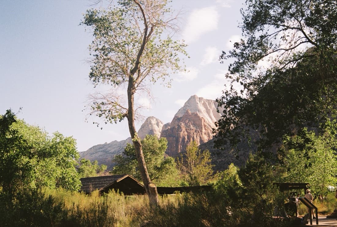 A mountain view