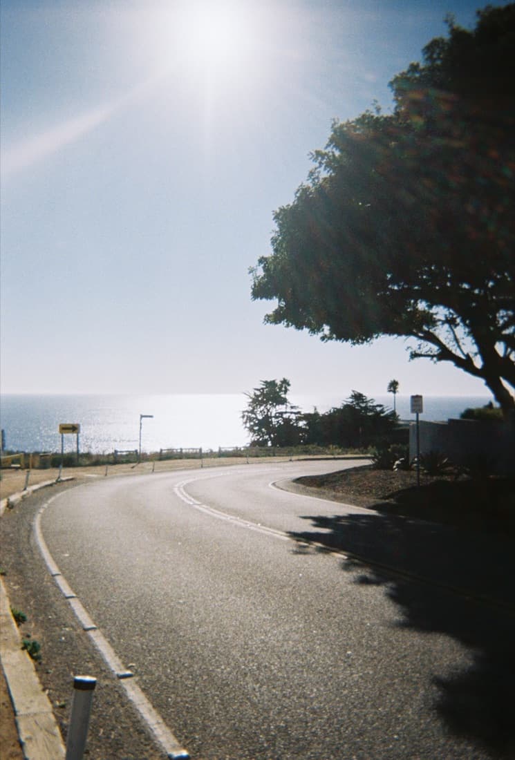 A winding mountain road