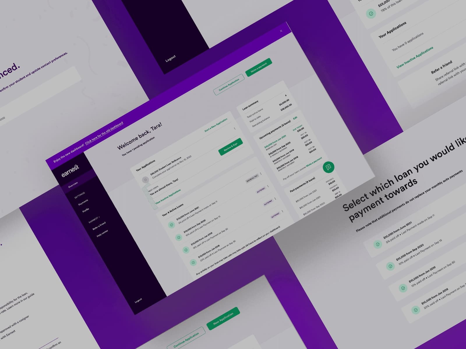 Earnest · Dashboard